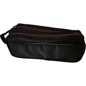 Elleven Black Travel Organizer Case Leeds TeckTrap Elastic Keeper 3 Compartments